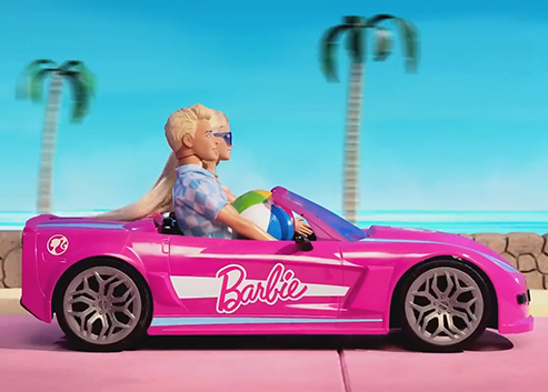 Stopframe Toy Animation: Ken and Barbie in the RC Dream Car