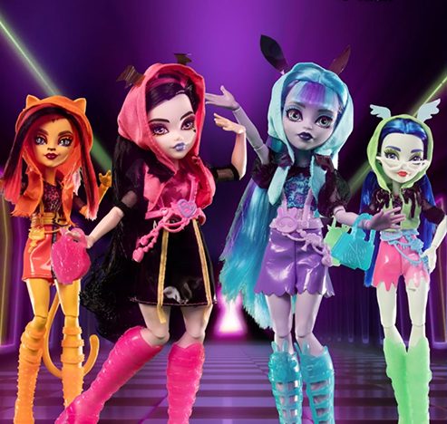 Stopframe Toy Animation: Monster High Neon Frights Product Range